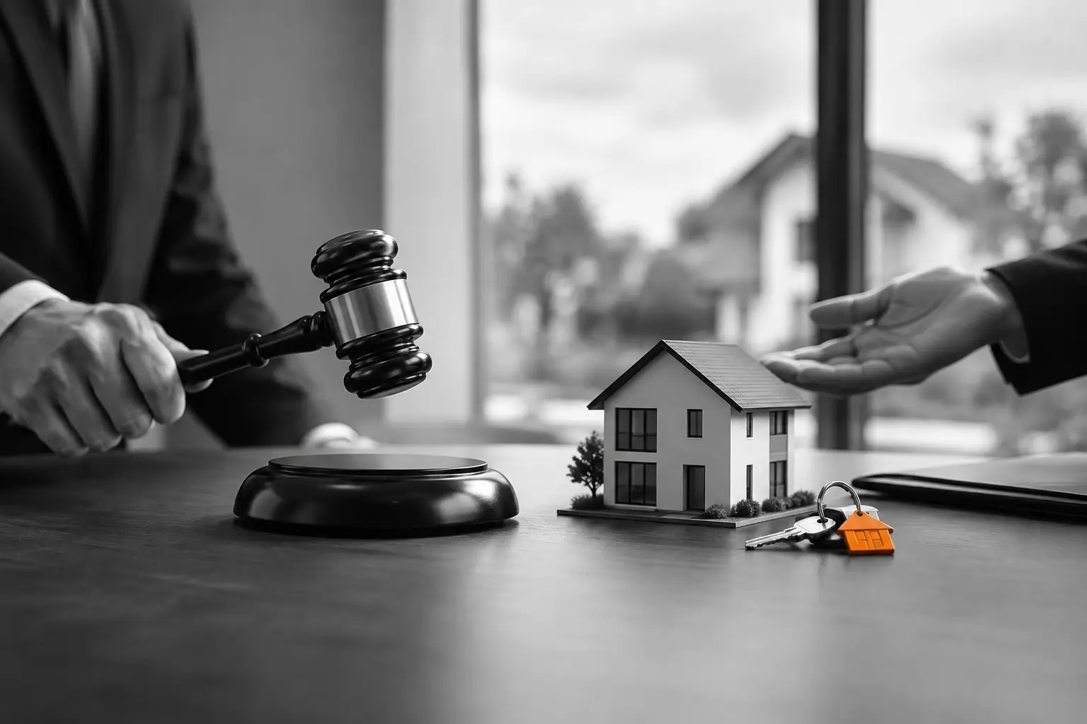 Illustration for the article Auction vs. Direct Sale of Real Estate: Which Is Right for You?