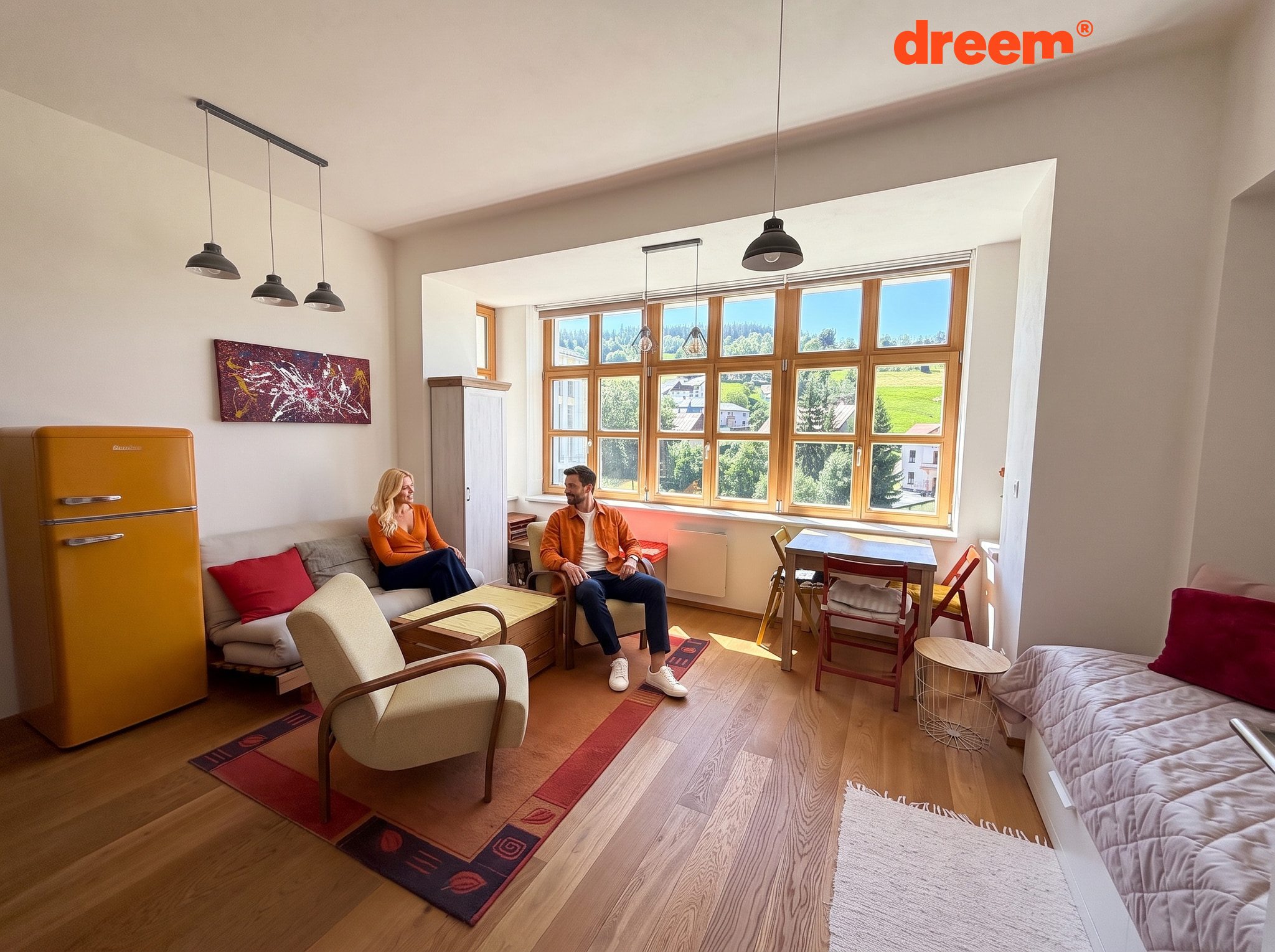 Fotografie nemovitosti Horský apartmán 1+kk s wellness, krytým parkováním a výhledy v centru Rokytnice